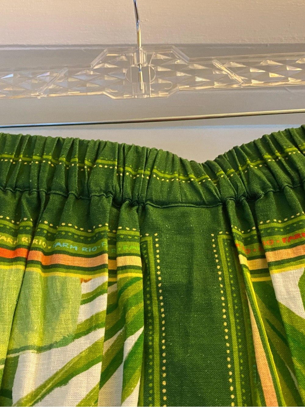 NWT, Farm rio fresh forest scarf midi skirt, size XS - Picture 4 of 5